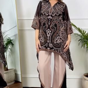 Western Style Top & Trouser 2PCs Set