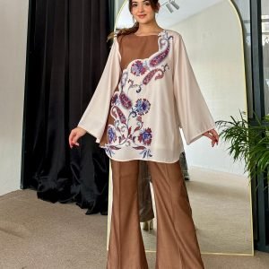 COCOA BROWN WESTERN KURTA SET